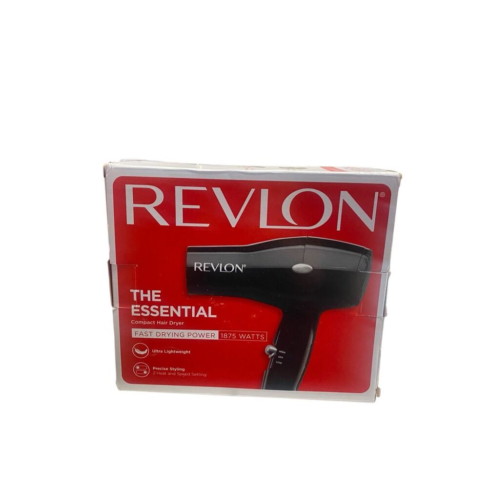 Revlon The Essential Compact Hair‎ Dryer 1875W Lightweight Travel Styling Tool
